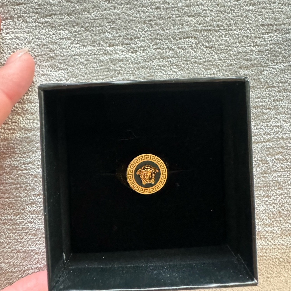 Versace Gold Medusa Ring